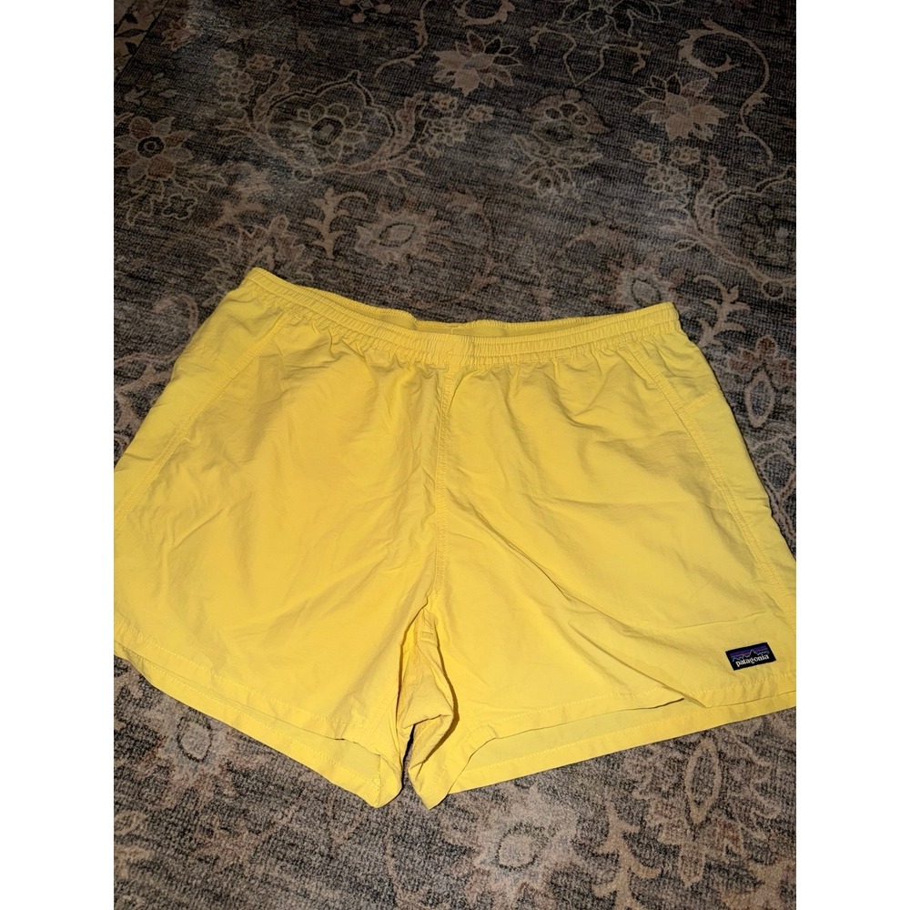 Men's Patagonia Yellow Nylon Shorts